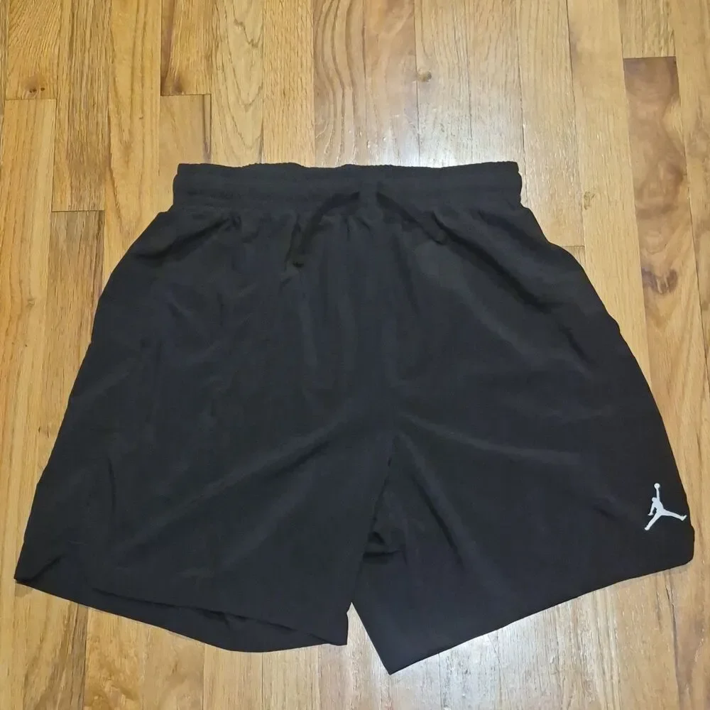 Jordan Dri-FIT Sport Black Woven Shorts Men's Size XL